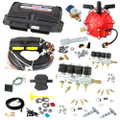 ac stag 8 cylinder autogas conversion kit qmax basic non obd with 250hp reducer 8 injectors