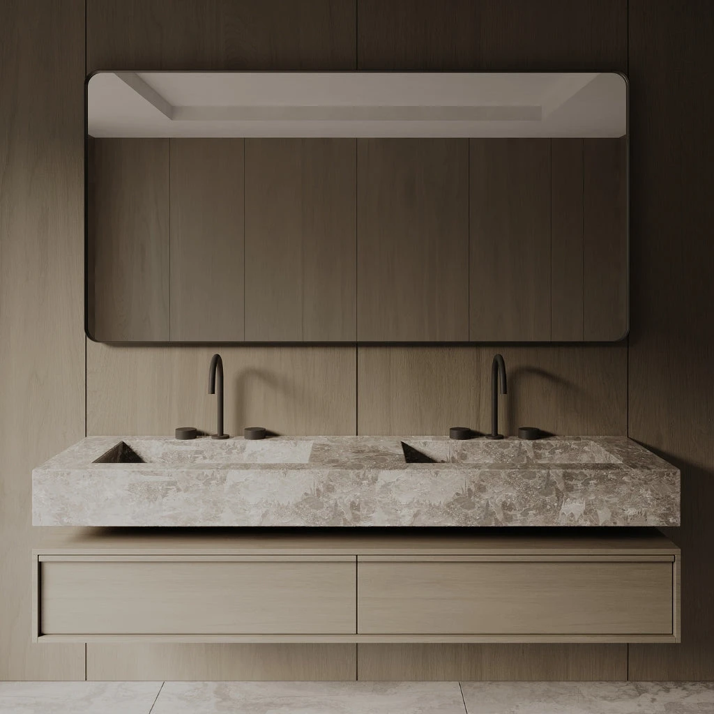 72" x 36" Oversized Metal Frame Bathroom Mirror