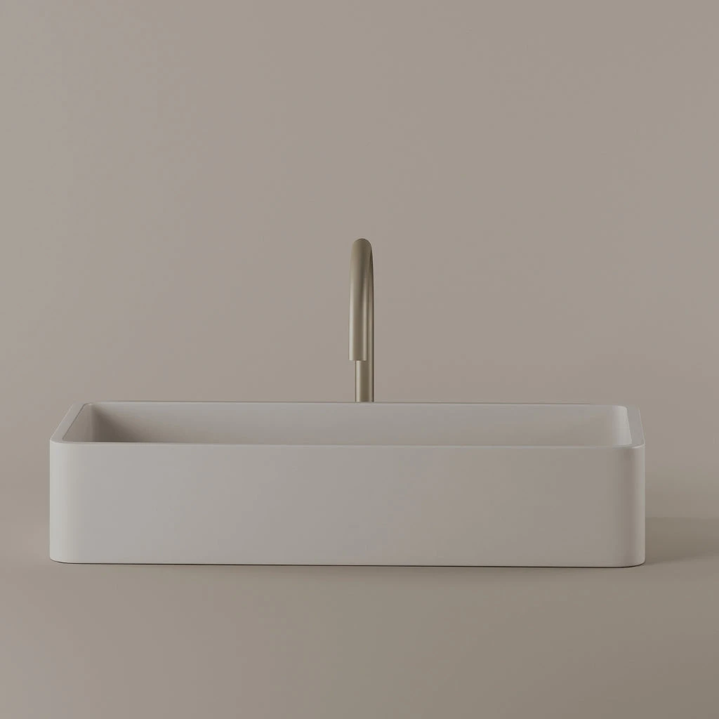 Concrete Vessel Sink 24" x 11"