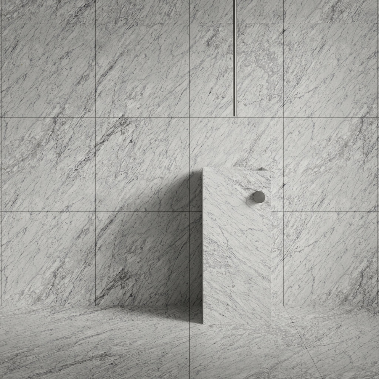 Carrara Natural Stone Honed Marble Tile