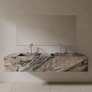 72" Large Frameless Bathroom Mirror