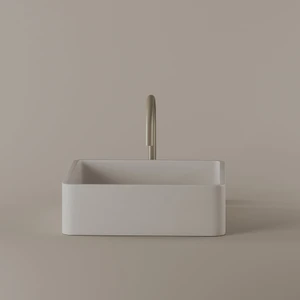 Square Concrete Vessel Sink 15" x 15"