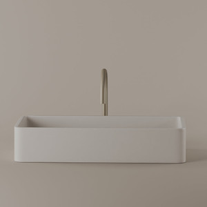 Concrete Vessel Sink 24" x 11"