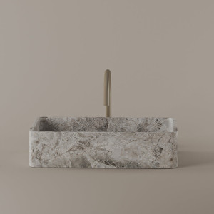 Rectangular Marble Vessel Sink 20" x 13"
