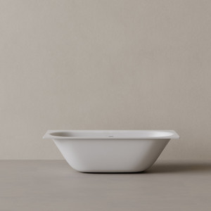 67" x 28" Solid Surface Stone Resin Drop-In Undermount Bathtub