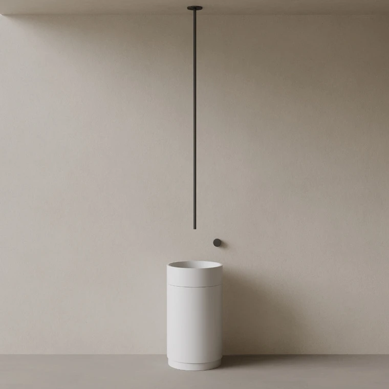 Modern Column Ceiling-Mounted Faucet