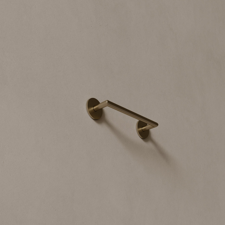 12" Angled Towel Rod