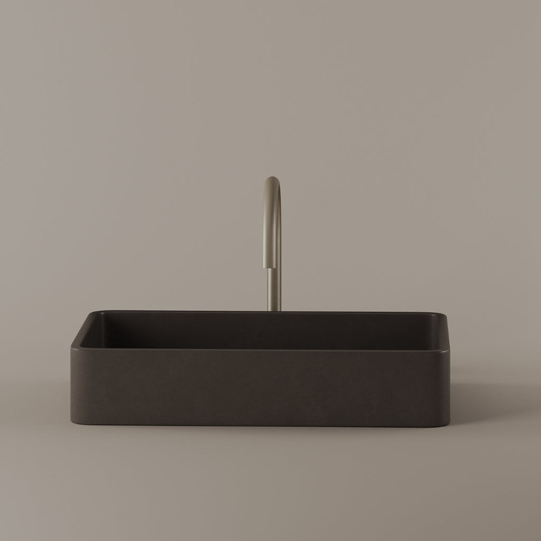 Rectangular Concrete Vessel Sink 20" x 13"