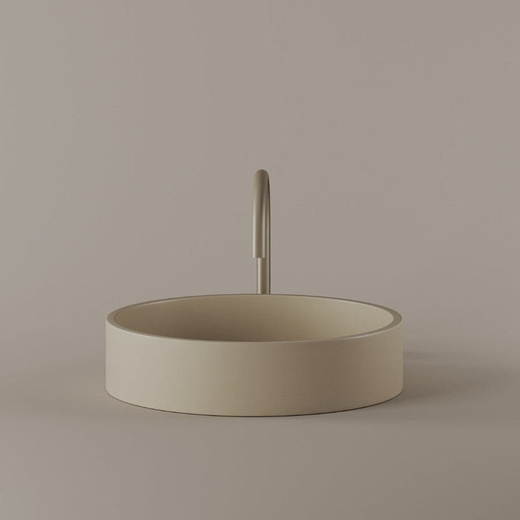 Concrete Vessel Sink 17"