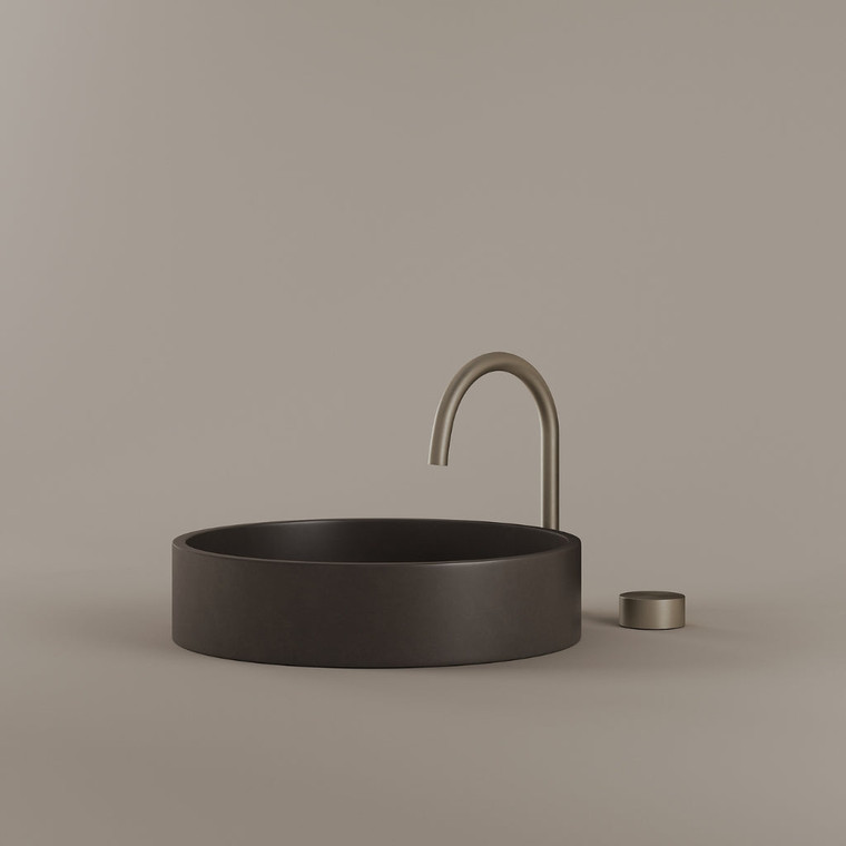 Concrete Vessel Sink 17"
