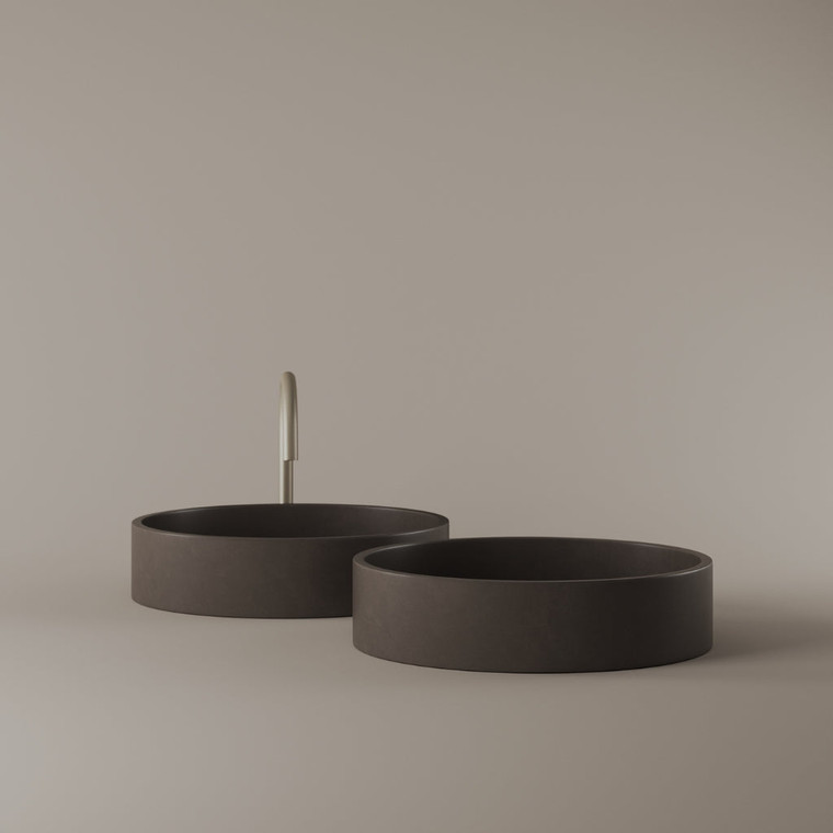 Concrete Vessel Sink 17"