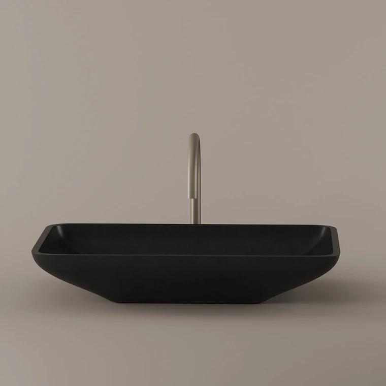 Rectangular Concrete Vessel Sink 22" x 15"