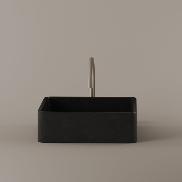Square Concrete Vessel Sink 15" x 15"