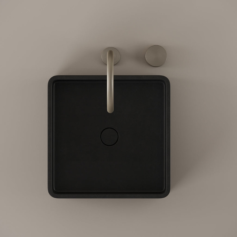 Square Concrete Vessel Sink 15" x 15"