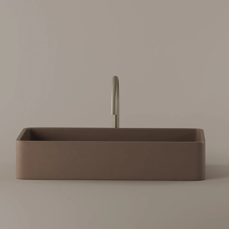 Concrete Vessel Sink 24" x 11"