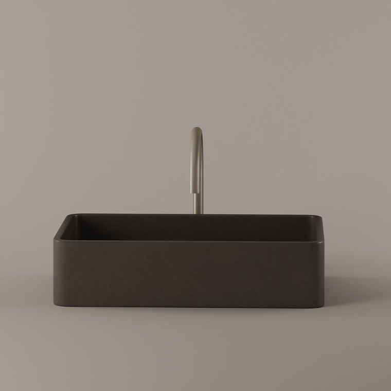 Rectangular Concrete Vessel Sink 20" x 13"