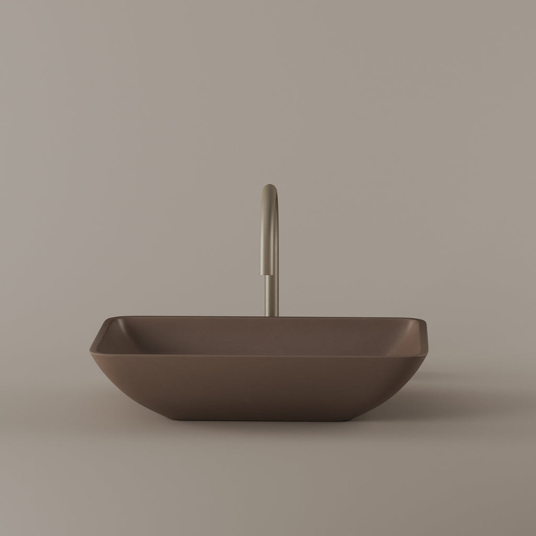 Rectangular Concrete Vessel Sink 18" x 13"