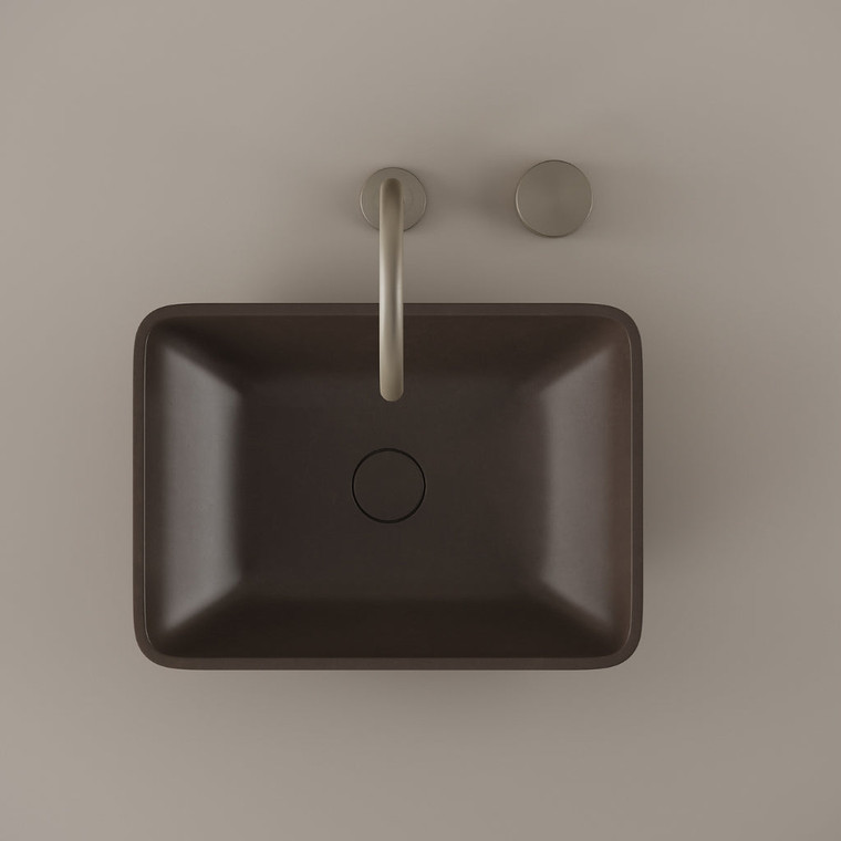 Rectangular Concrete Vessel Sink 18" x 13"