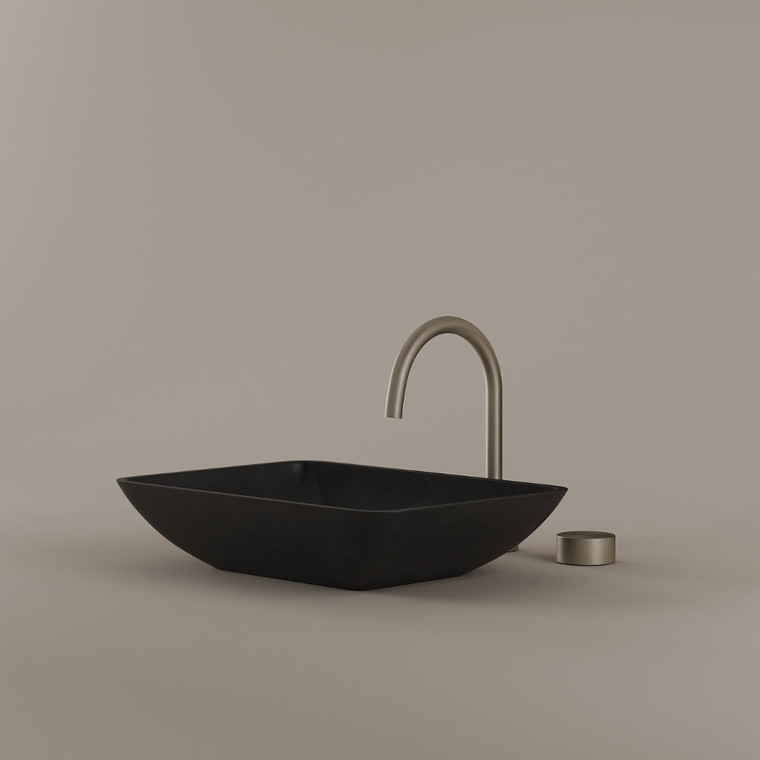 Rectangular Concrete Vessel Sink 18" x 13"