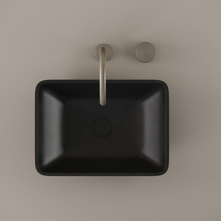 Rectangular Concrete Vessel Sink 18" x 13"