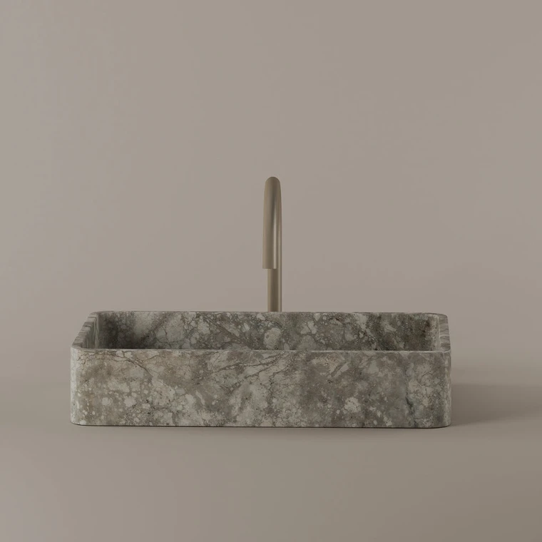 Rectangular Marble Vessel Sink 20" x 13"