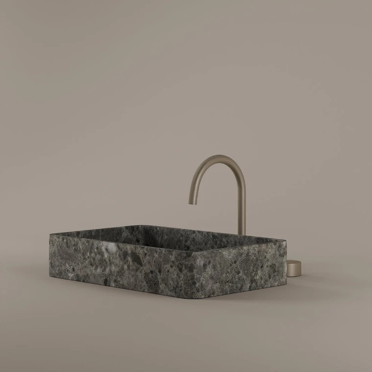 Rectangular Marble Vessel Sink 20" x 13"