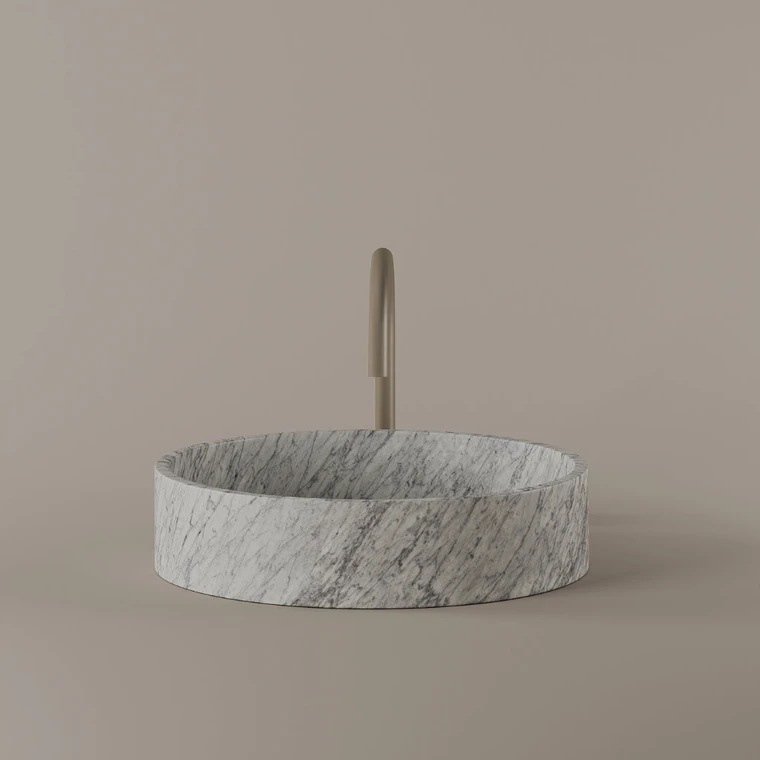 Marble Vessel Sink 17"