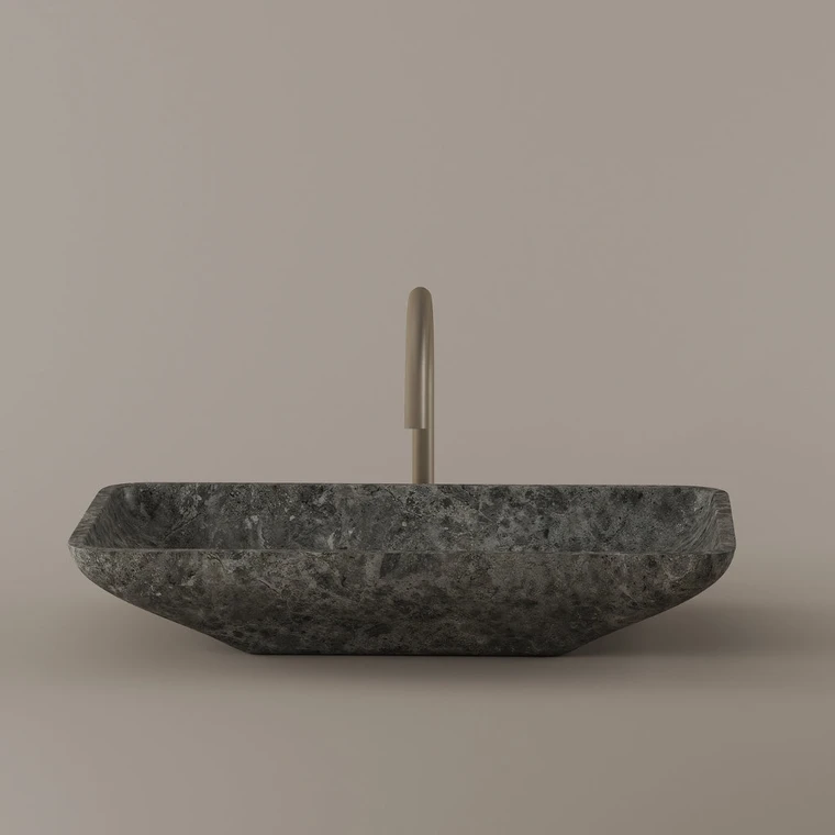 Rectangular Marble Vessel Sink 22" x 15"