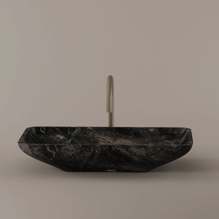 Rectangular Marble Vessel Sink 22" x 15"