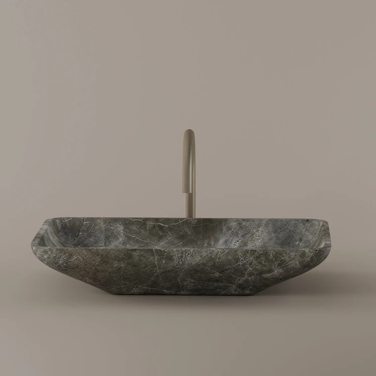Rectangular Marble Vessel Sink 22" x 15"