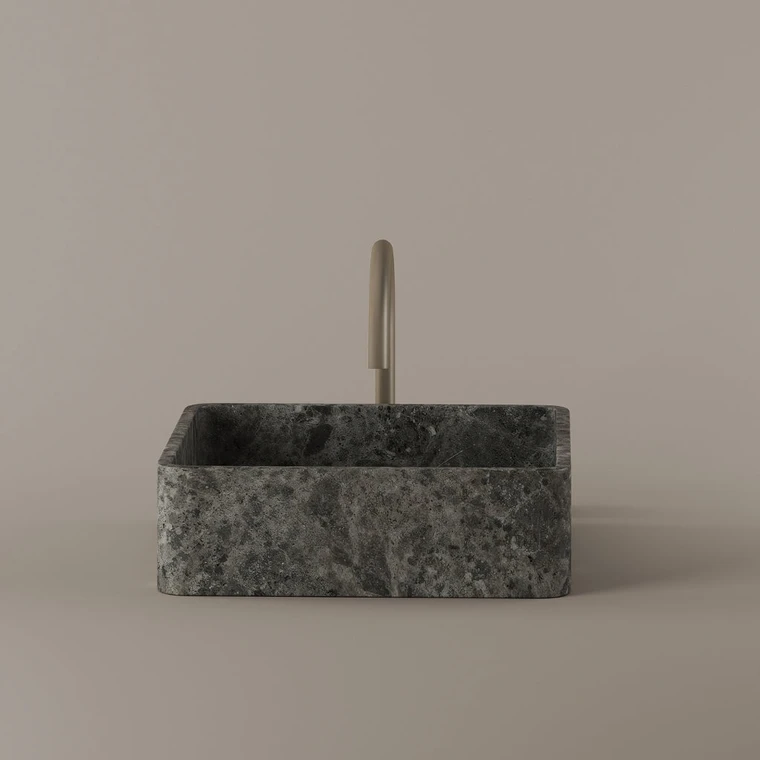 Square Marble Vessel Sink 15" x 15"