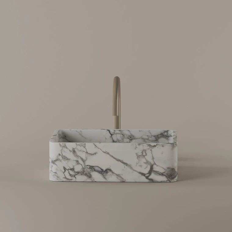 Marble Vessel Sink 16" x 11"
