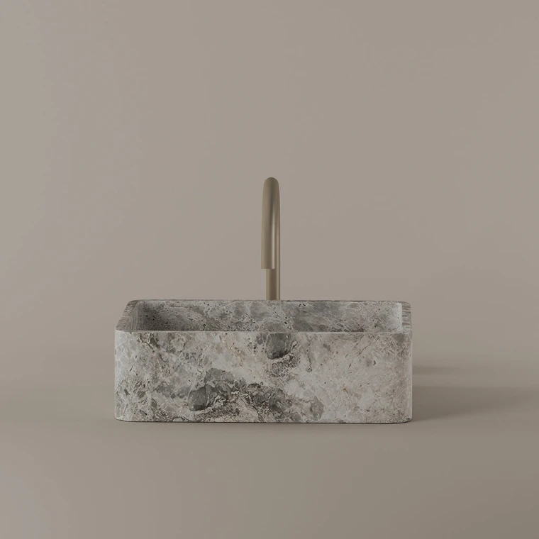 Marble Vessel Sink 16" x 11"