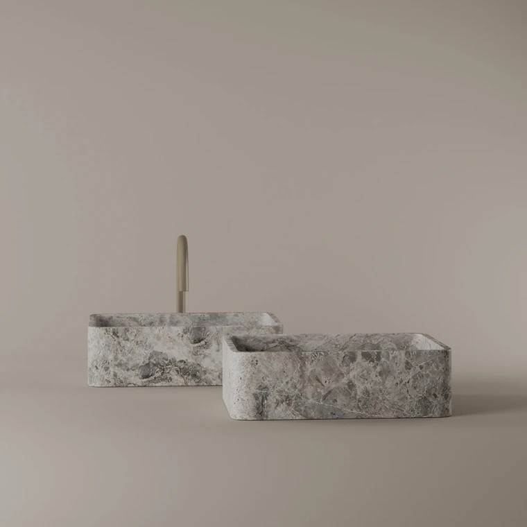 Marble Vessel Sink 16" x 11"
