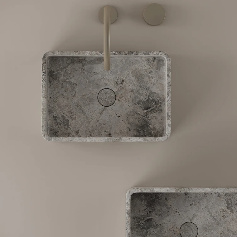 Marble Vessel Sink 16" x 11"