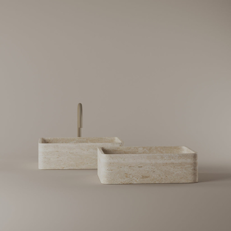 Marble Vessel Sink 16" x 11"