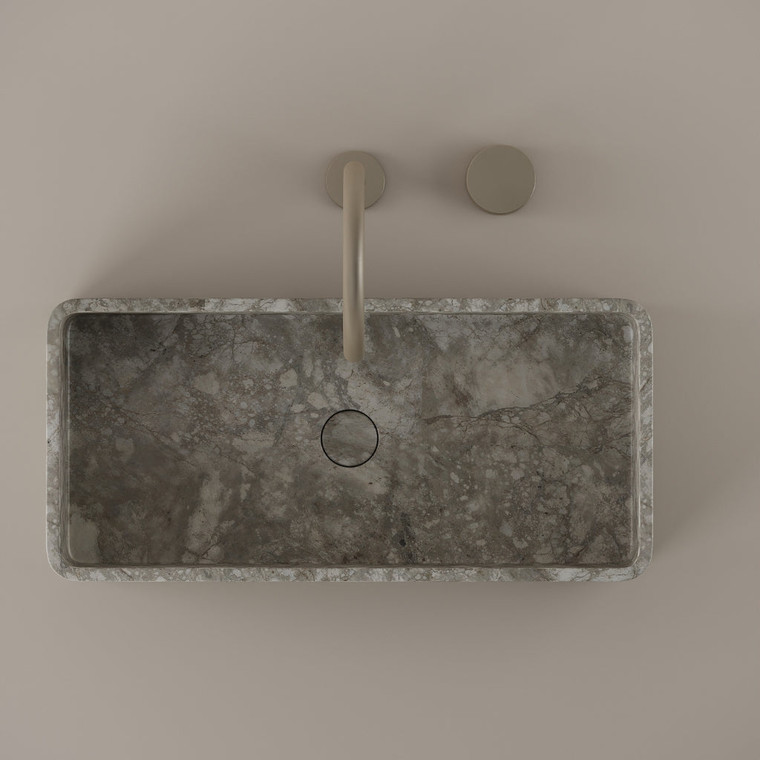 Marble Vessel Sink 24" x 11"