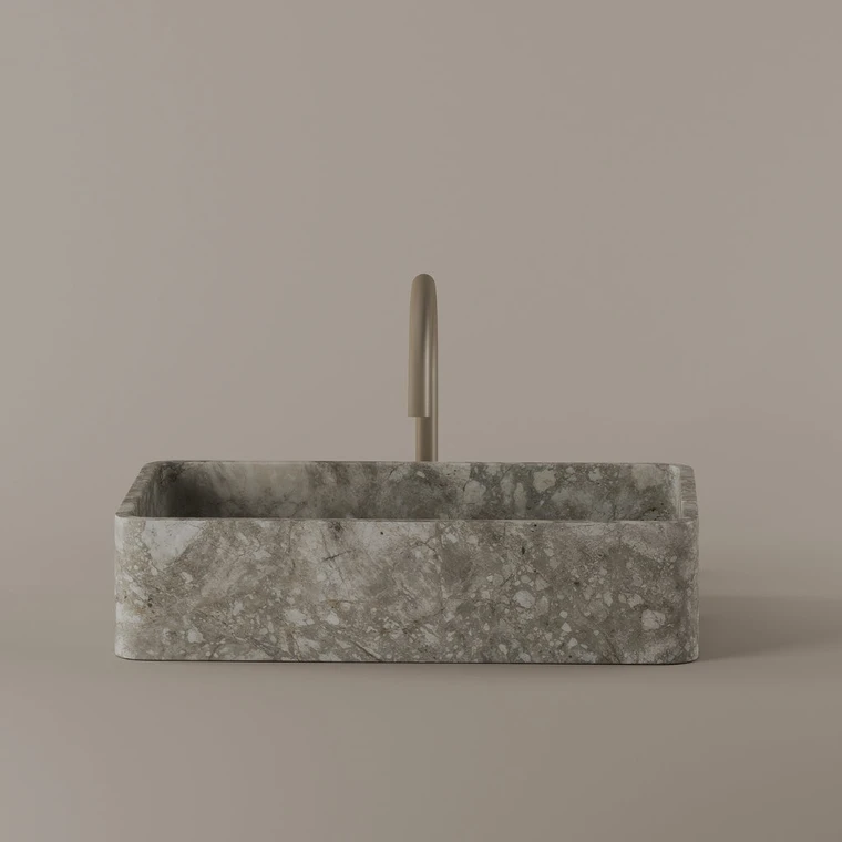 Rectangular Marble Vessel Sink 20" x 13"