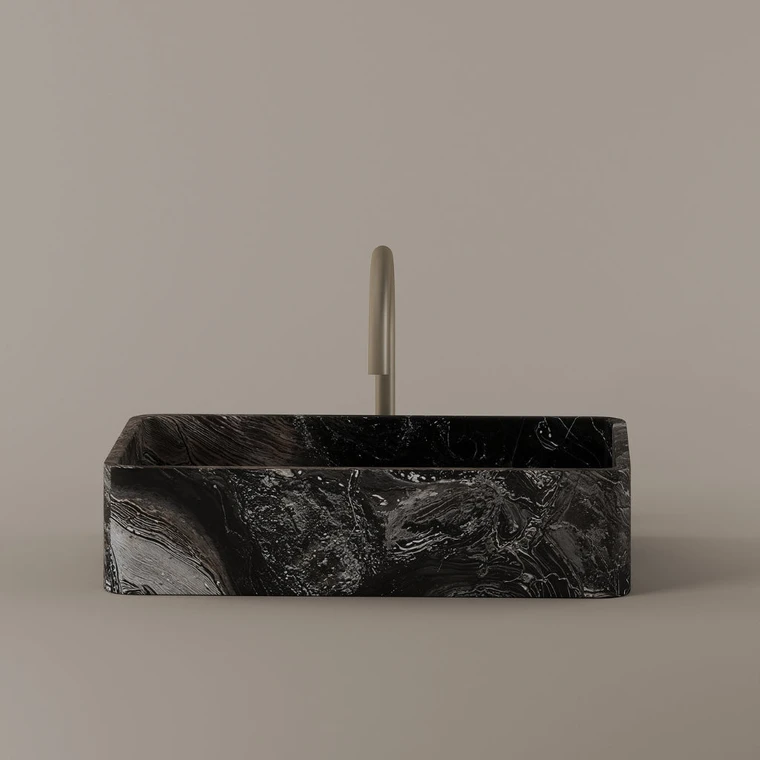 Rectangular Marble Vessel Sink 20" x 13"