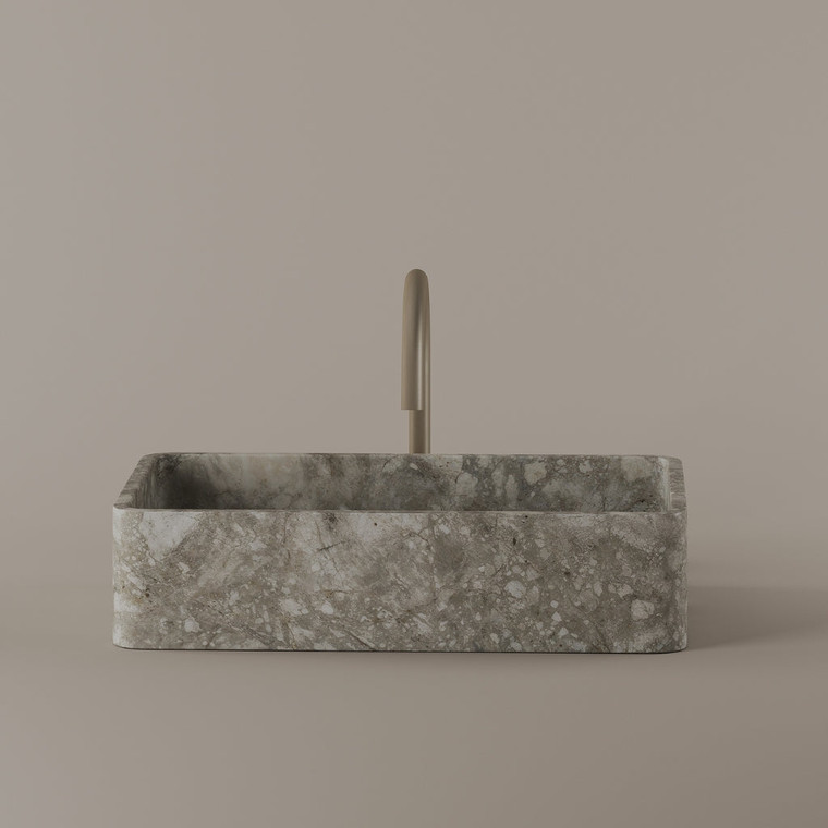 Rectangular Marble Vessel Sink 20" x 13"