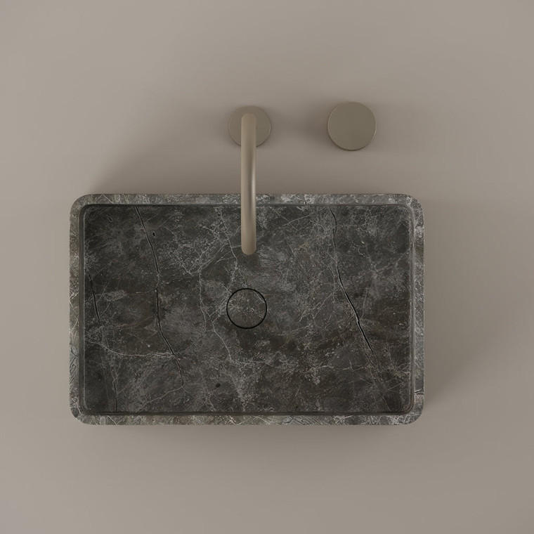 Rectangular Marble Vessel Sink 20" x 13"