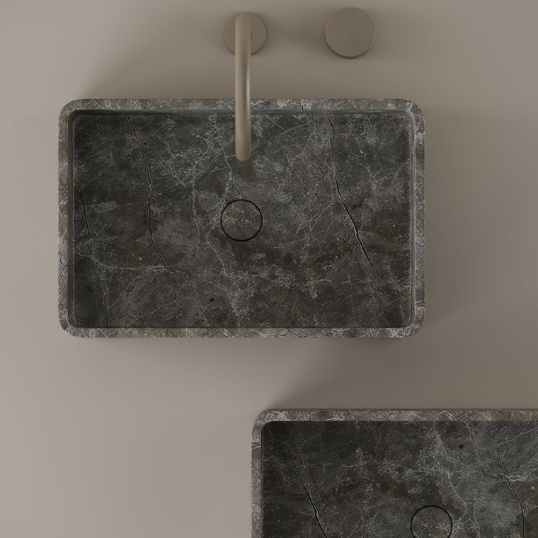 Rectangular Marble Vessel Sink 20" x 13"