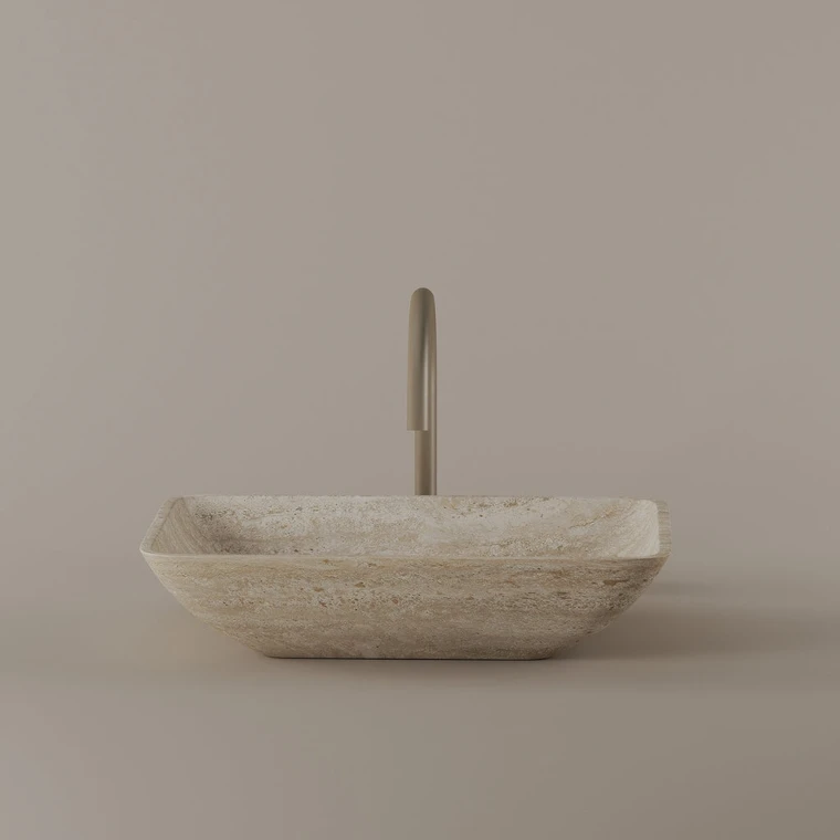 Rectangular Marble Vessel Sink 18" x 13"