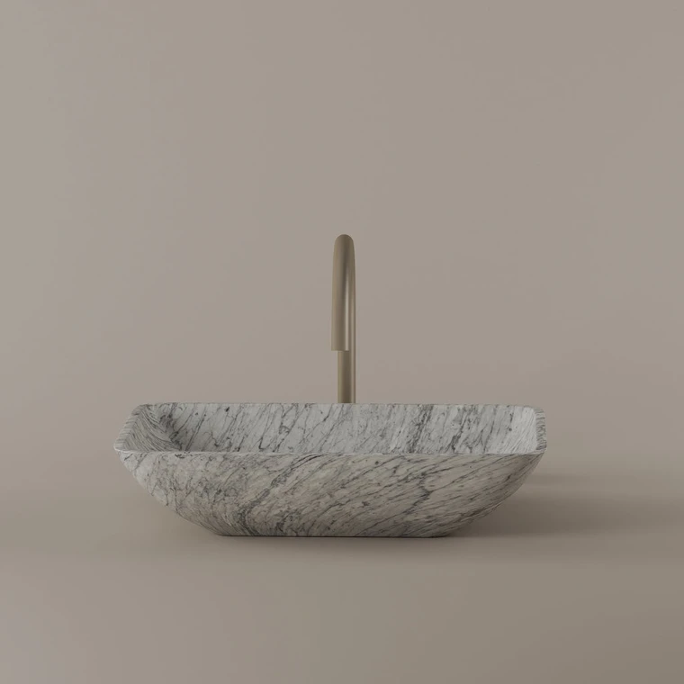 Rectangular Marble Vessel Sink 18" x 13"