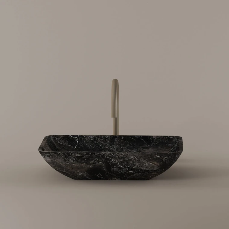 Rectangular Marble Vessel Sink 18" x 13"