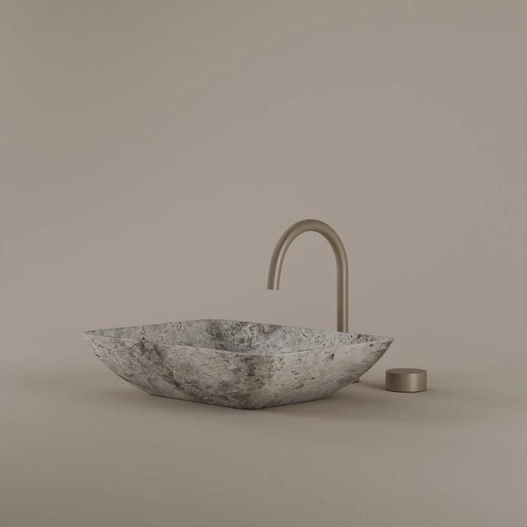 Rectangular Marble Vessel Sink 18" x 13"