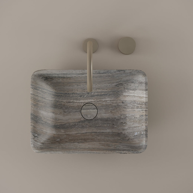 Rectangular Marble Vessel Sink 18" x 13"