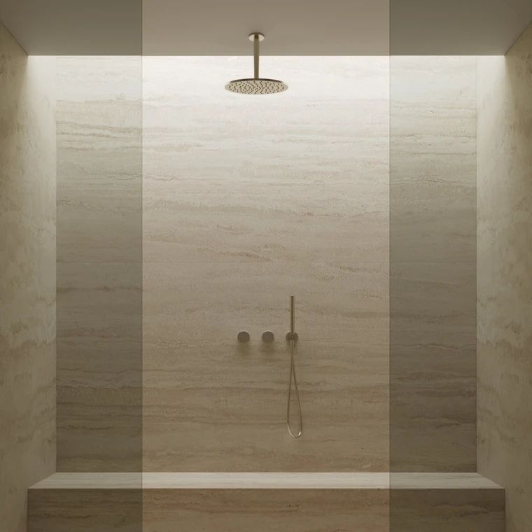 Beige Vein Porcelain Tile in Matte Finish