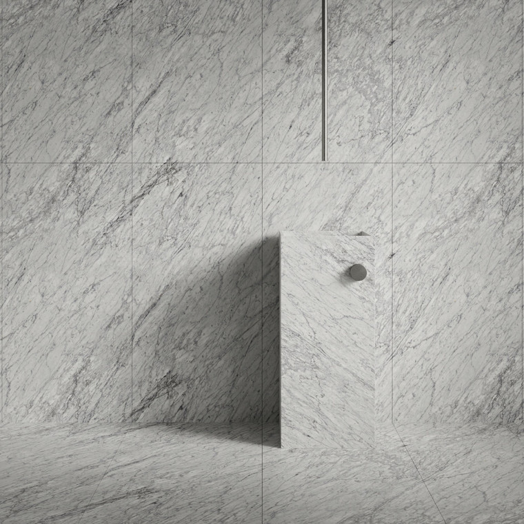 Carrara Natural Stone Honed Marble Tile