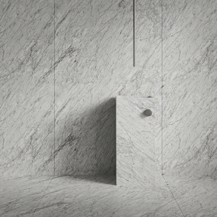Carrara Natural Stone Honed Marble Tile